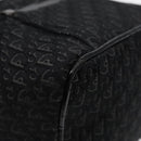 Christian Dior Trotter Canvas Vanity Chain Pouch Black Silver Auth yk15034-17