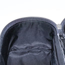 Christian Dior Trotter Canvas Vanity Chain Pouch Black Silver Auth yk15034-23