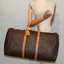 LOUIS VUITTON Monogram Keepall 60 Boston Bag M41422 LV Auth yk15050-22