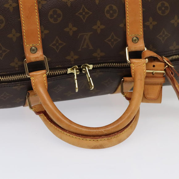 LOUIS VUITTON Monogram Keepall 60 Boston Bag M41422 LV Auth yk15050