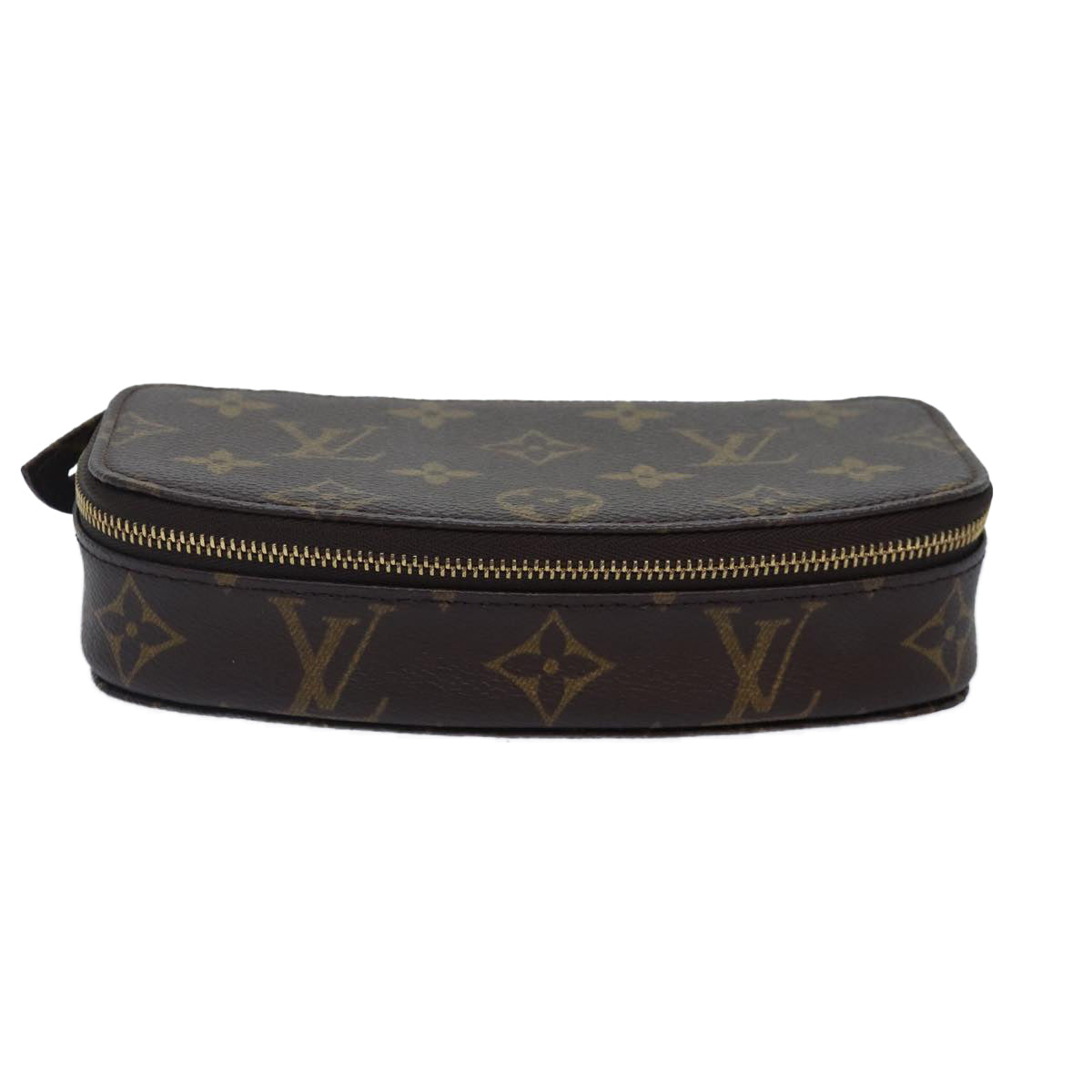 LOUIS VUITTON Monogram Poche Monte Carlo Jewelry Box M47352 LV Auth yk15051