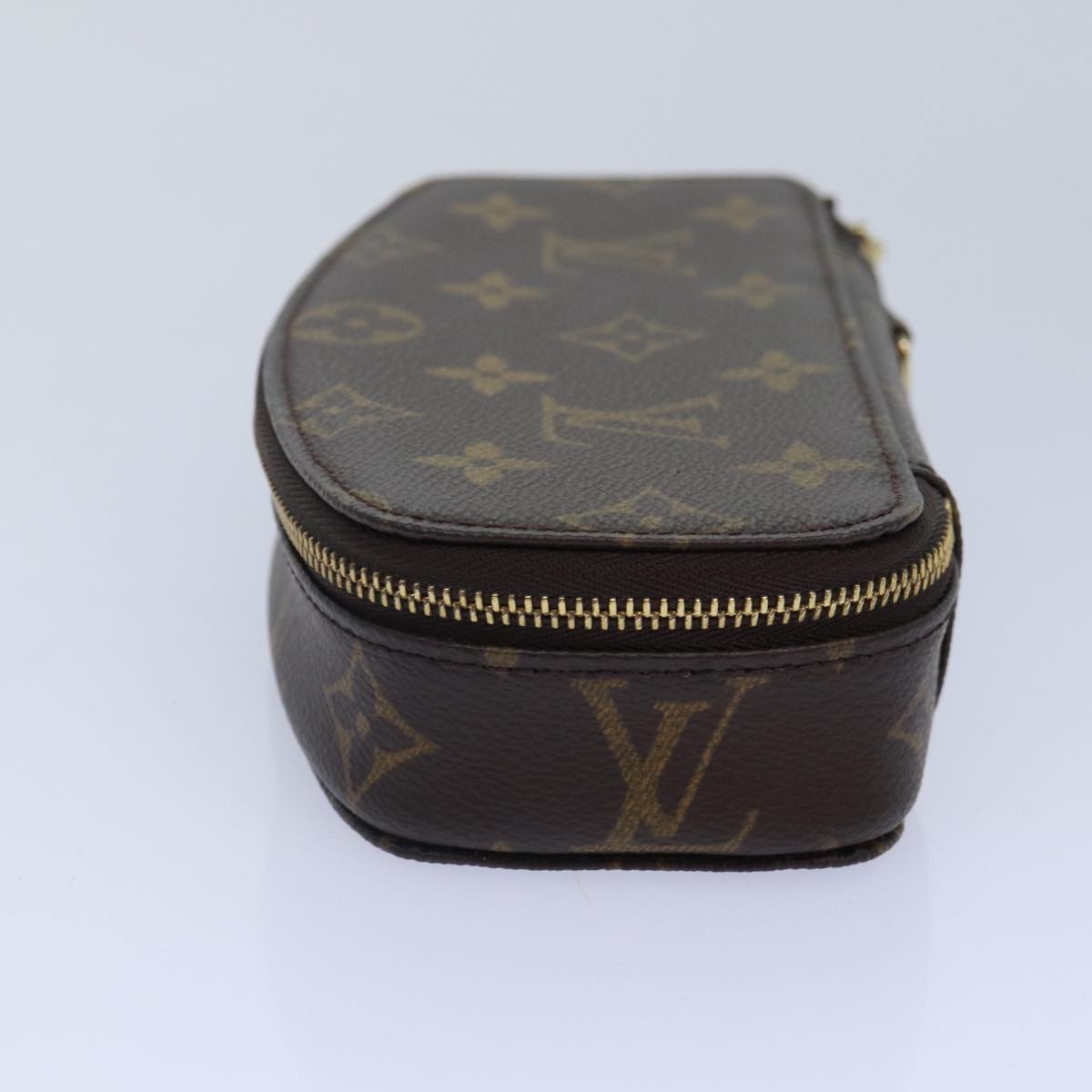 LOUIS VUITTON Monogram Poche Monte Carlo Jewelry Box M47352 LV Auth yk15051