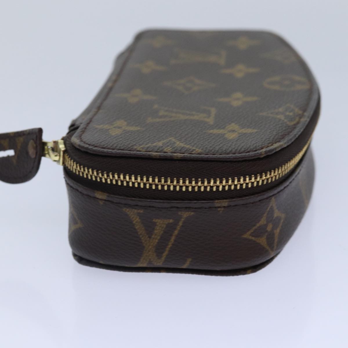 LOUIS VUITTON Monogram Poche Monte Carlo Jewelry Box M47352 LV Auth yk15051