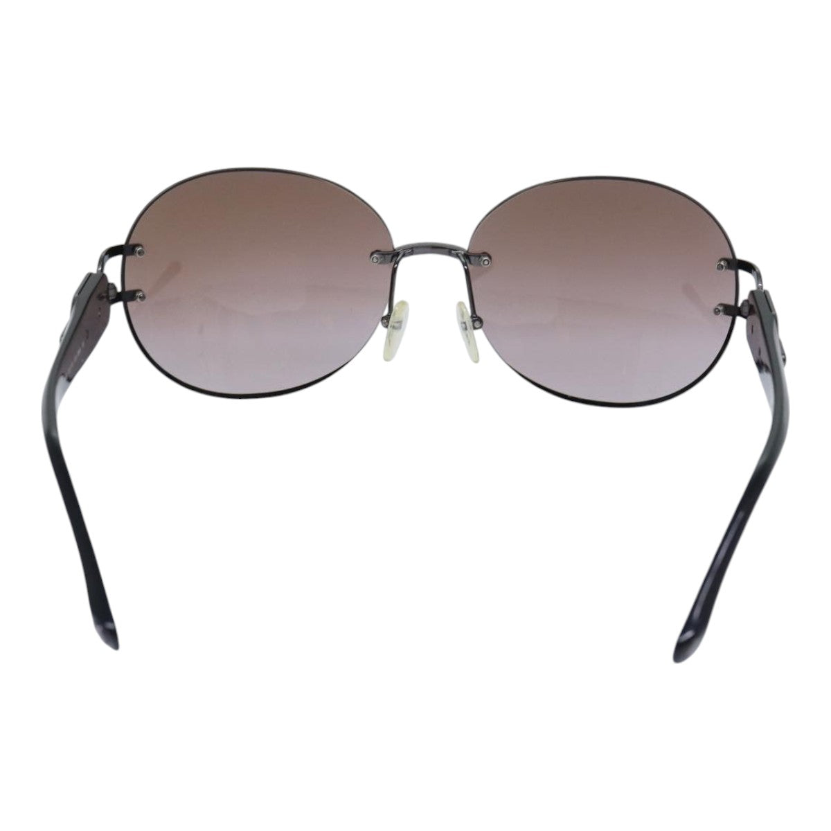 CELINE Sunglasses plastic Black Auth yk15063