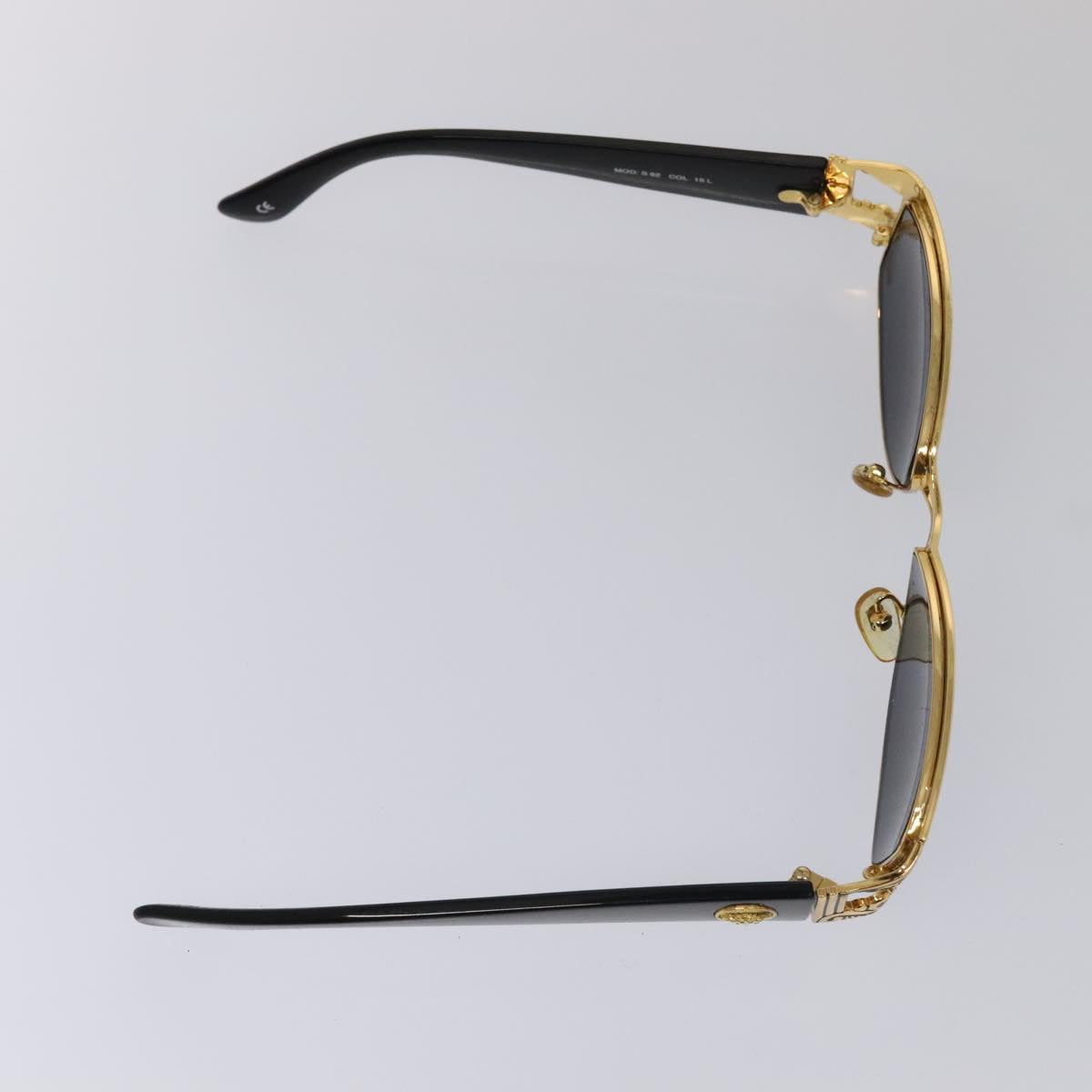 VERSACE Sunglasses metal Gold Auth yk15065