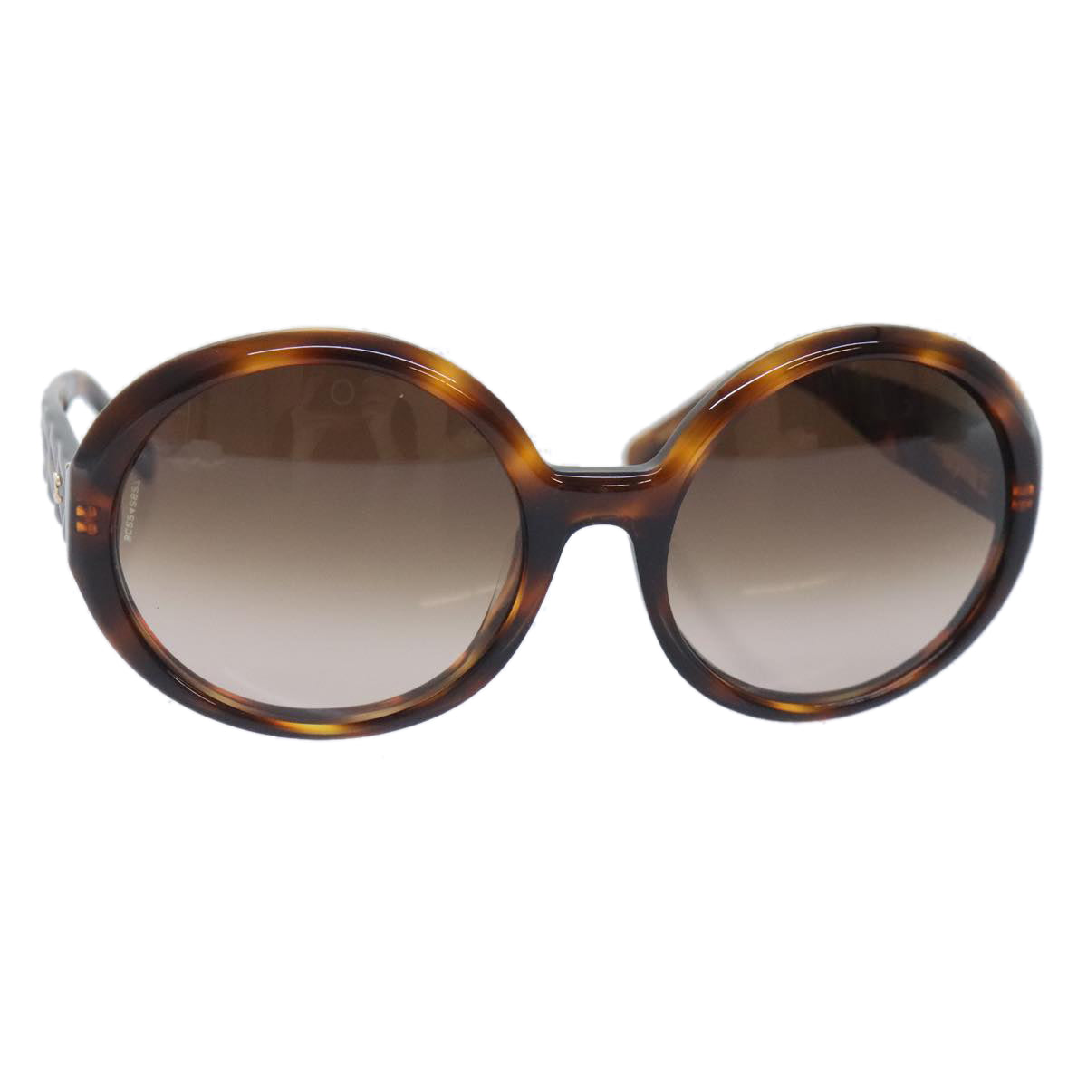 Christian Dior Sunglasses Plastic Brown Gold Auth yk15068