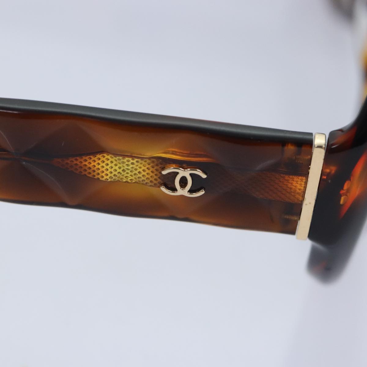 Christian Dior Sunglasses Plastic Brown Gold Auth yk15068