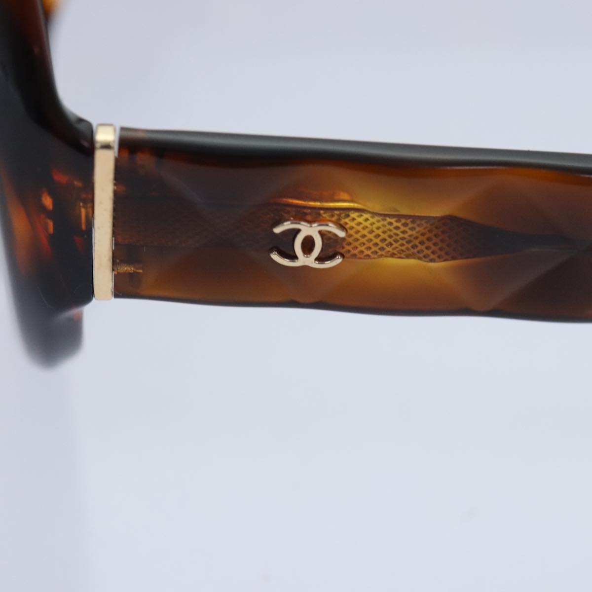 Christian Dior Sunglasses Plastic Brown Gold Auth yk15068