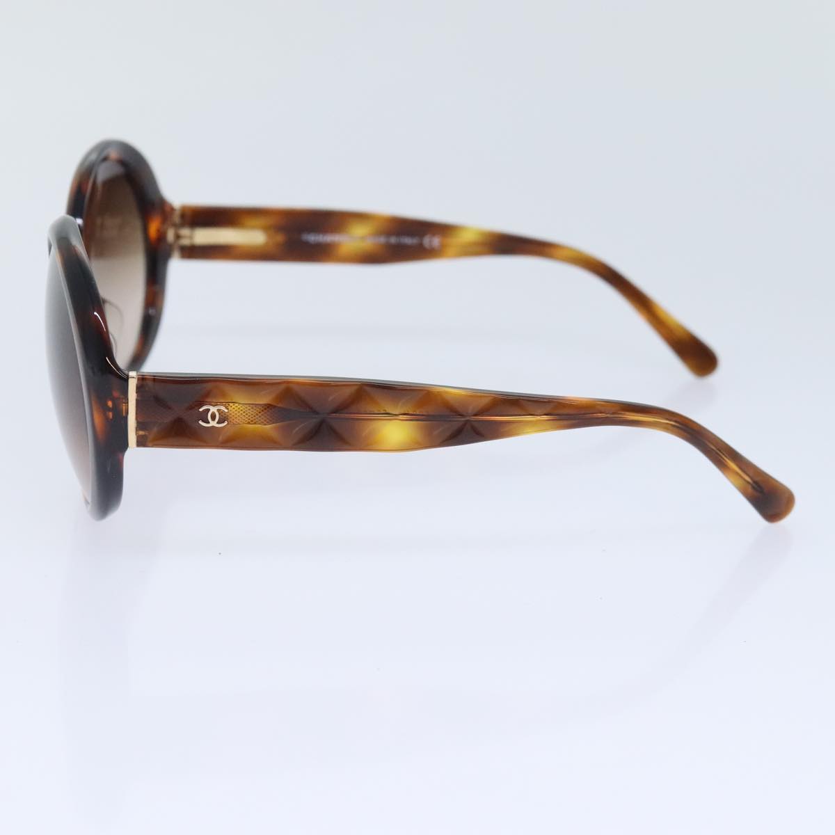 Christian Dior Sunglasses Plastic Brown Gold Auth yk15068