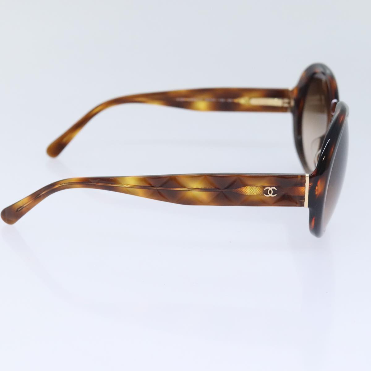 Christian Dior Sunglasses Plastic Brown Gold Auth yk15068