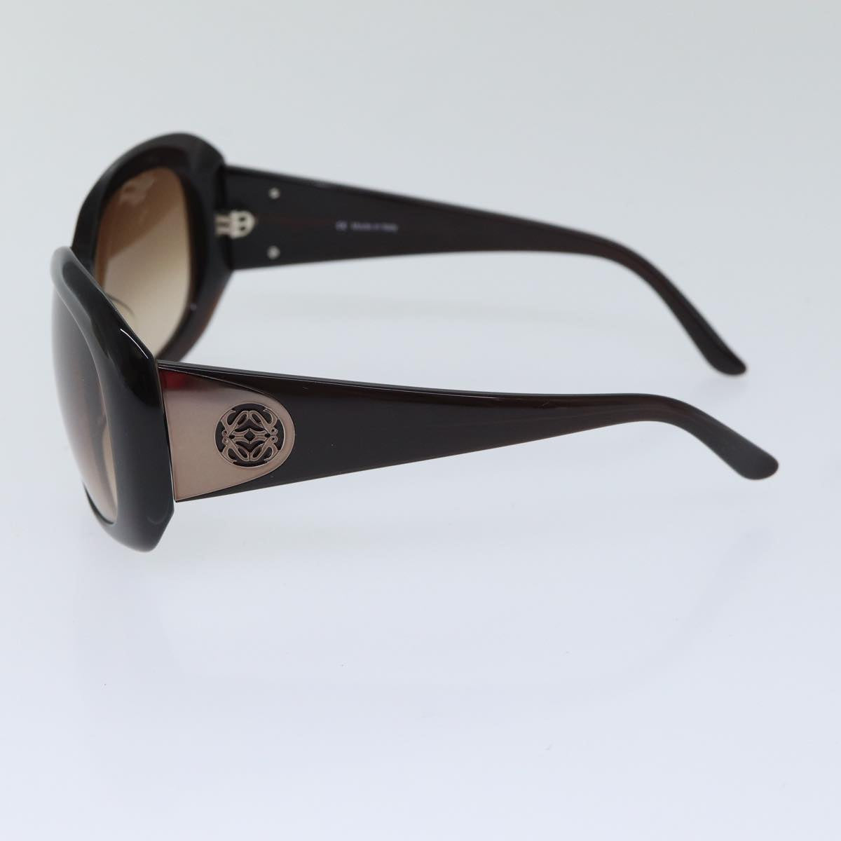 LOEWE Sunglasses plastic Brown Auth yk15084