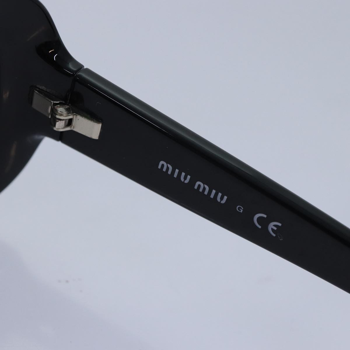 Miu Miu Sunglasses plastic Black Auth yk15106