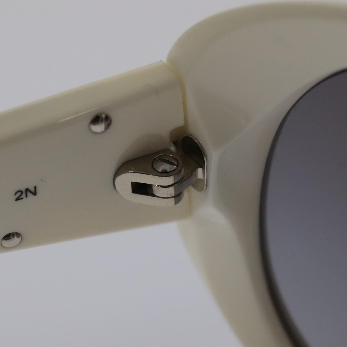 PRADA Sunglasses plastic White Auth yk15111