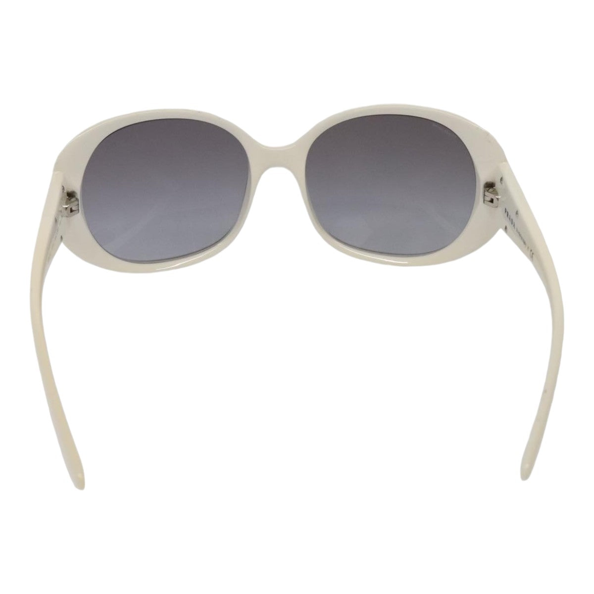 PRADA Sunglasses plastic White Auth yk15111