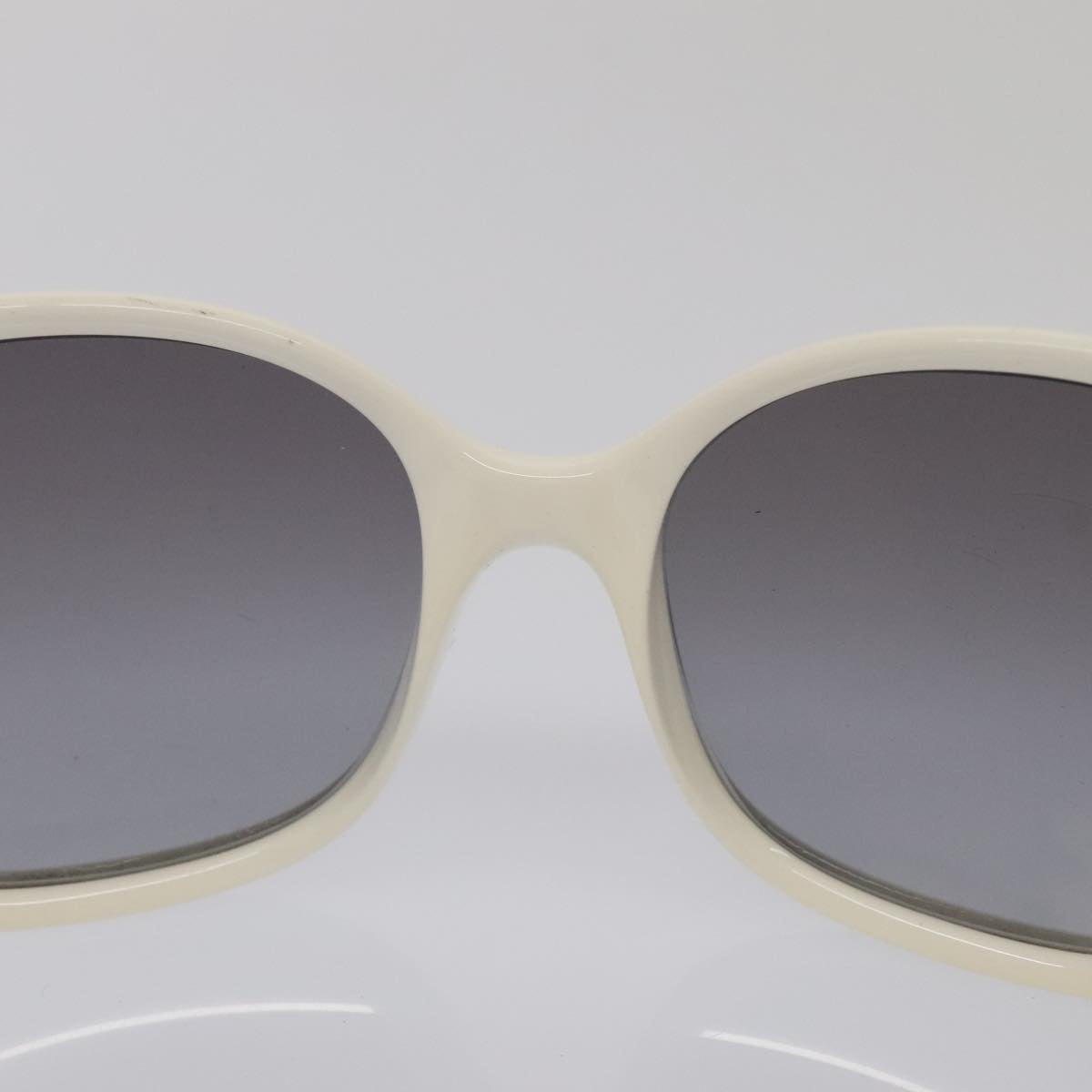 PRADA Sunglasses plastic White Auth yk15111