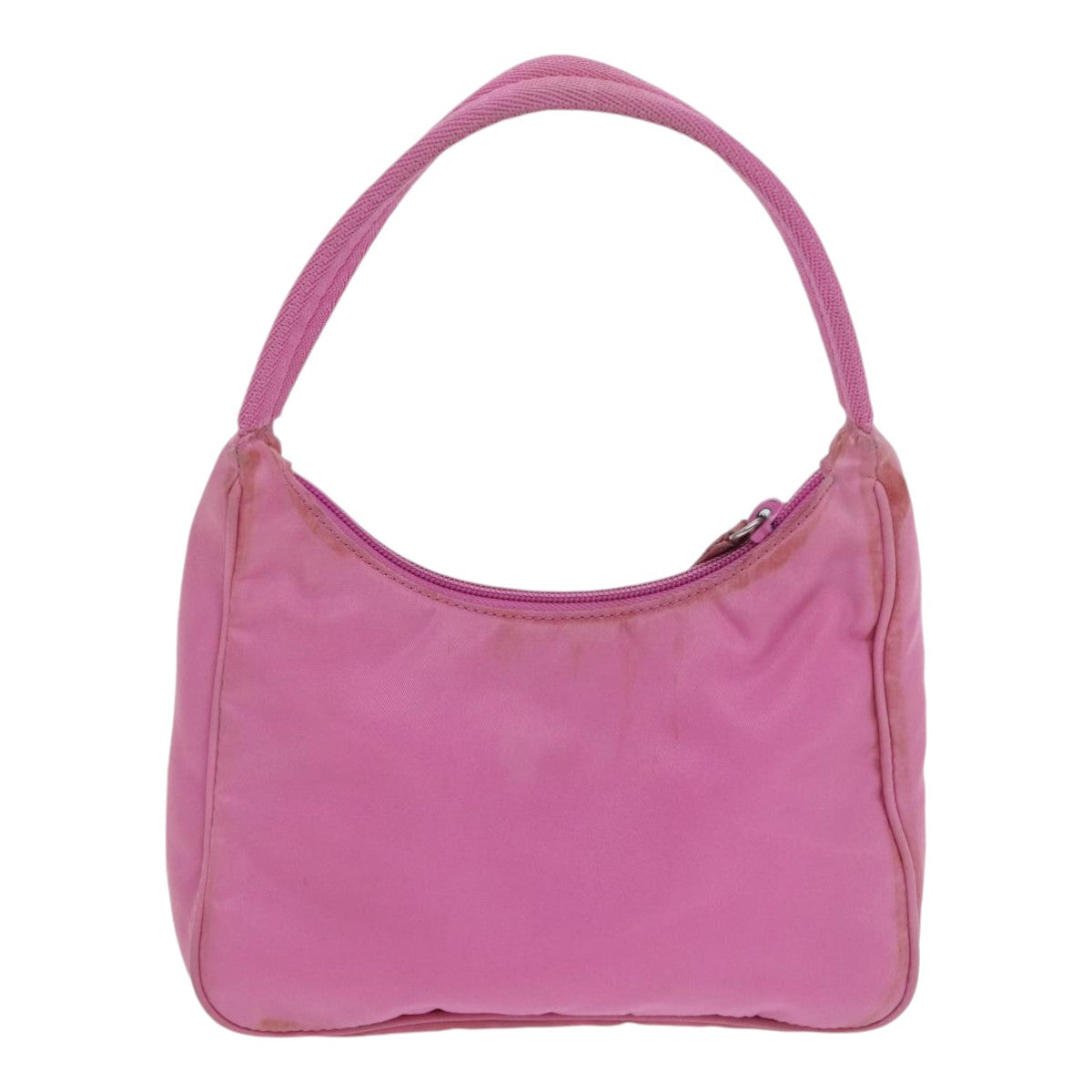 PRADA Mini Hand Bag Nylon Pink Silver Auth yk15169 - 0