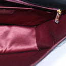 CHANEL Matelasse  COCO Mark Chain Bag Lamb Skin Black Gold CC Auth yk15214AV-21