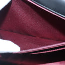 CHANEL Matelasse  COCO Mark Chain Bag Lamb Skin Black Gold CC Auth yk15214AV-23