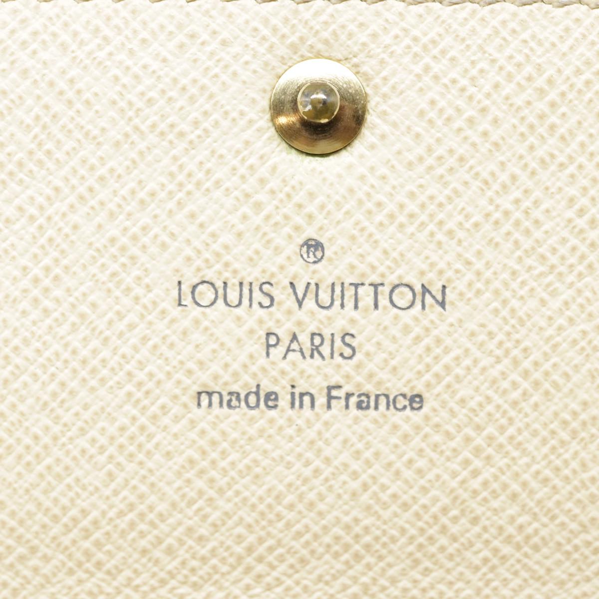 LOUIS VUITTON Damier Azur Portefeuille Sarah Long Wallet N63208 LV Auth yk15221