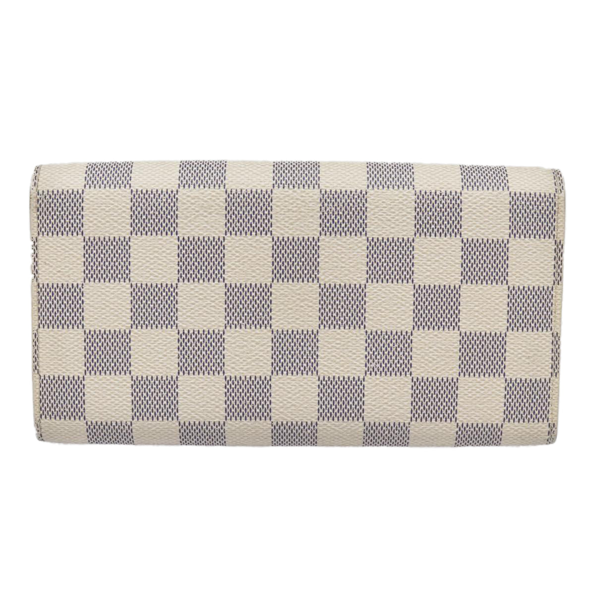 LOUIS VUITTON Damier Azur Portefeuille Sarah Long Wallet N63208 LV Auth yk15221 - 0