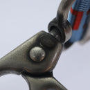 CHANEL Neck Strap Nylon Blue Silver CC Auth yk15223-10