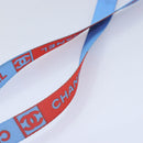 CHANEL Neck Strap Nylon Blue Silver CC Auth yk15223-6