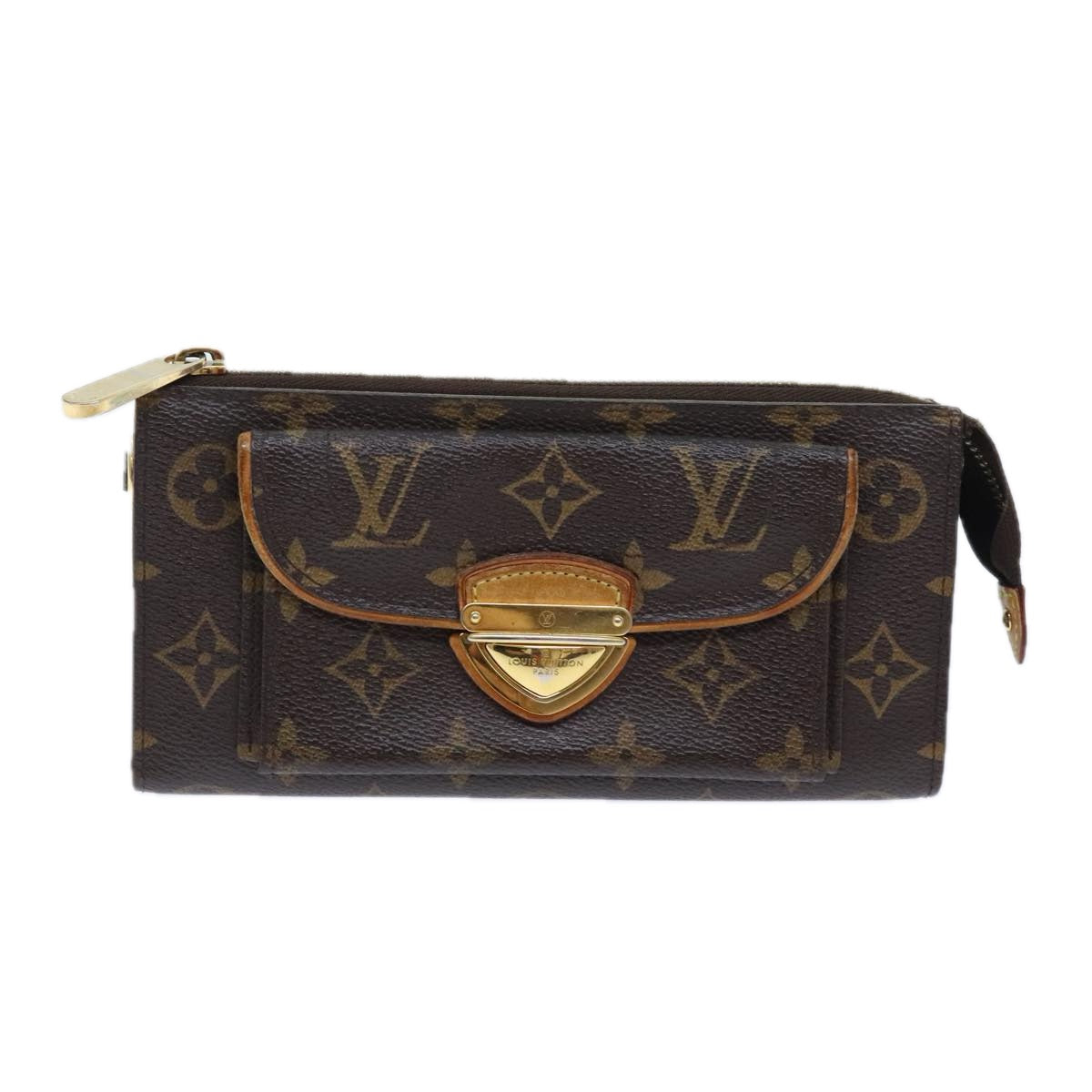 LOUIS VUITTON Monogram Portefeuille Astrid Long Wallet M61781 LV Auth yk15226