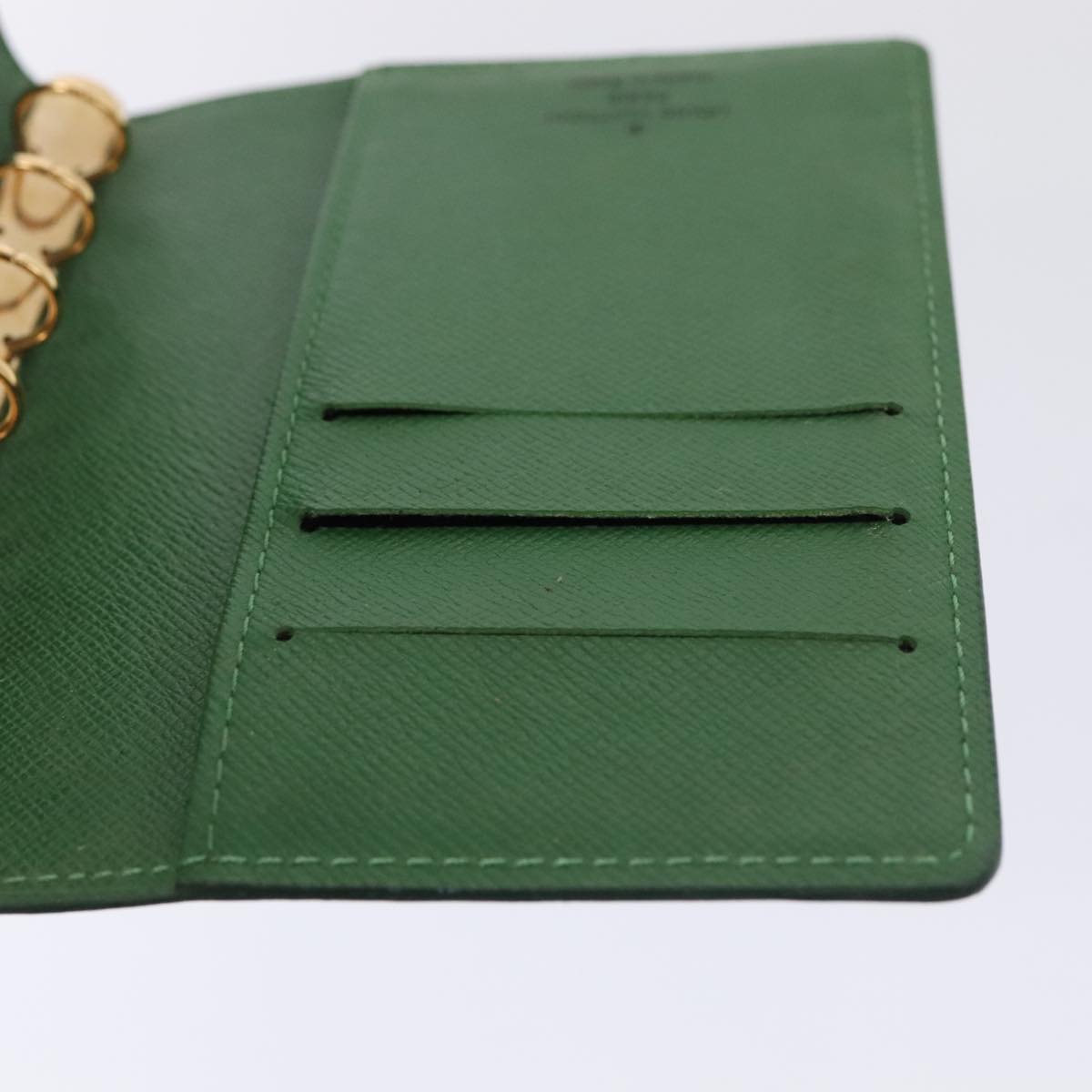 LOUIS VUITTON Epi Agenda PM Day Planner Cover Green R20054 LV Auth yk15301