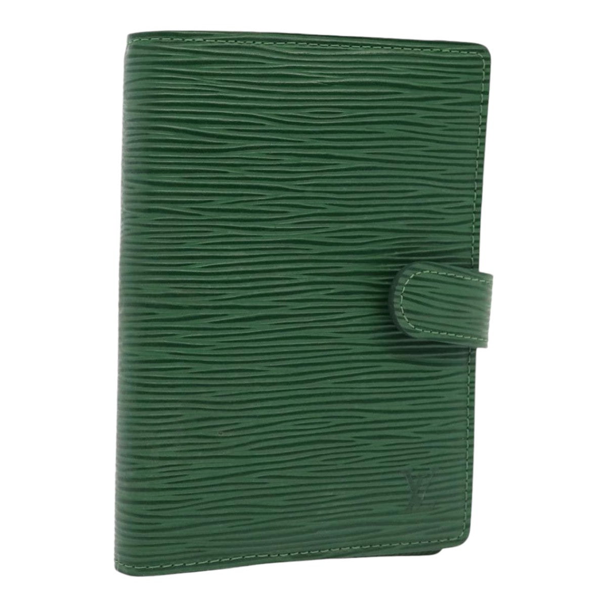 LOUIS VUITTON Epi Agenda PM Day Planner Cover Green R20054 LV Auth yk15301