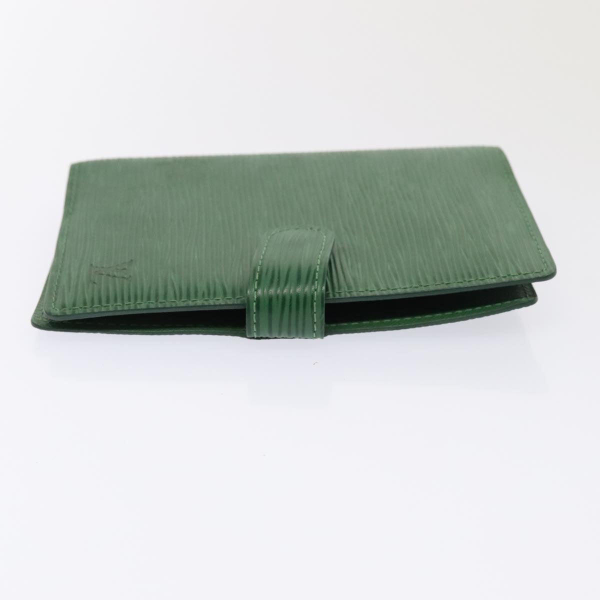 LOUIS VUITTON Epi Agenda PM Day Planner Cover Green R20054 LV Auth yk15301