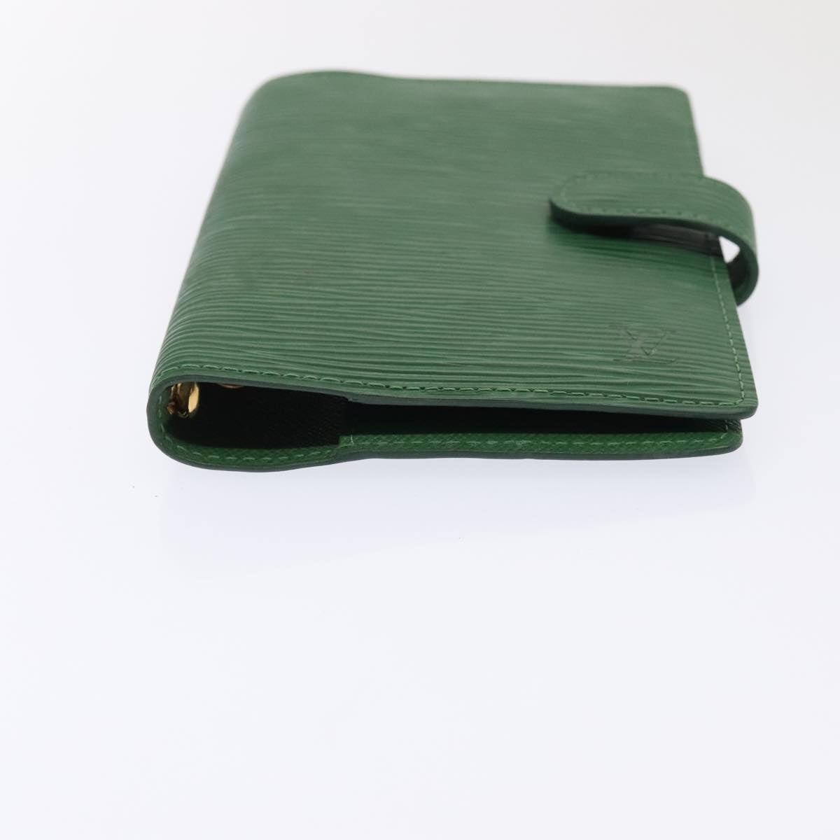 LOUIS VUITTON Epi Agenda PM Day Planner Cover Green R20054 LV Auth yk15301