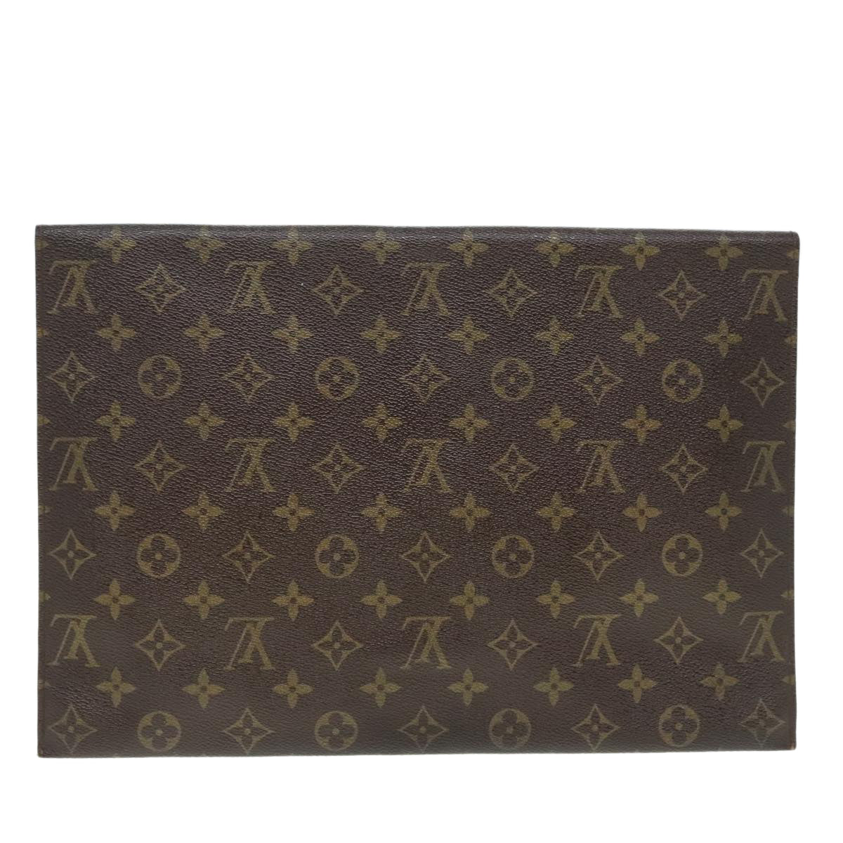 LOUIS VUITTON Monogram Posh Plate Briefcase M53522 LV Auth yk15324 - 0