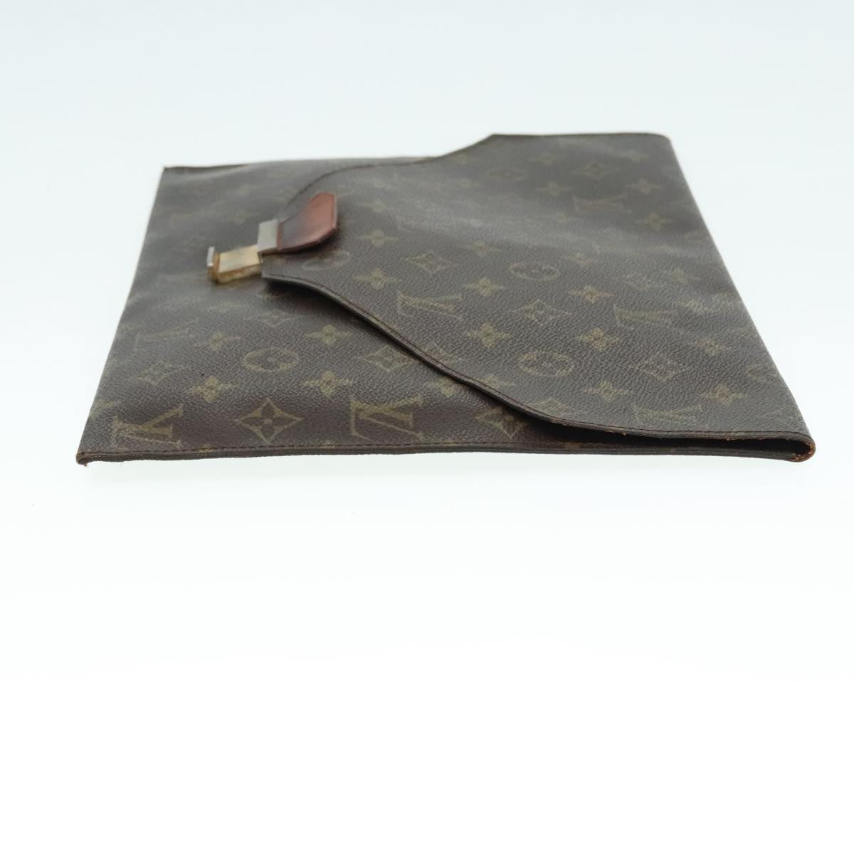 LOUIS VUITTON Monogram Posh Plate Briefcase M53522 LV Auth yk15324