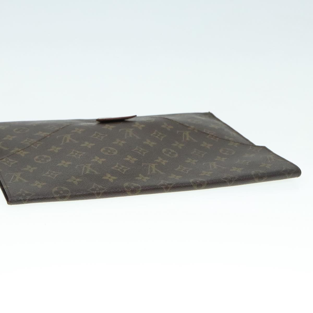 LOUIS VUITTON Monogram Posh Plate Briefcase M53522 LV Auth yk15324