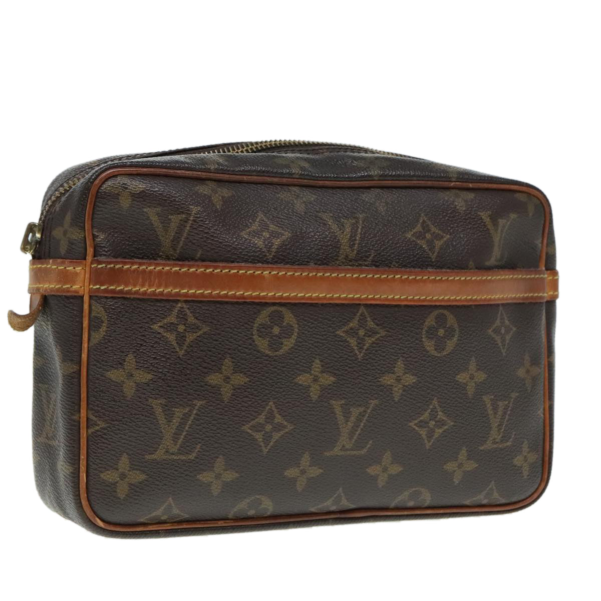 LOUIS VUITTON Monogram Compiegne 23 Clutch Bag M51847 LV Auth yk15326