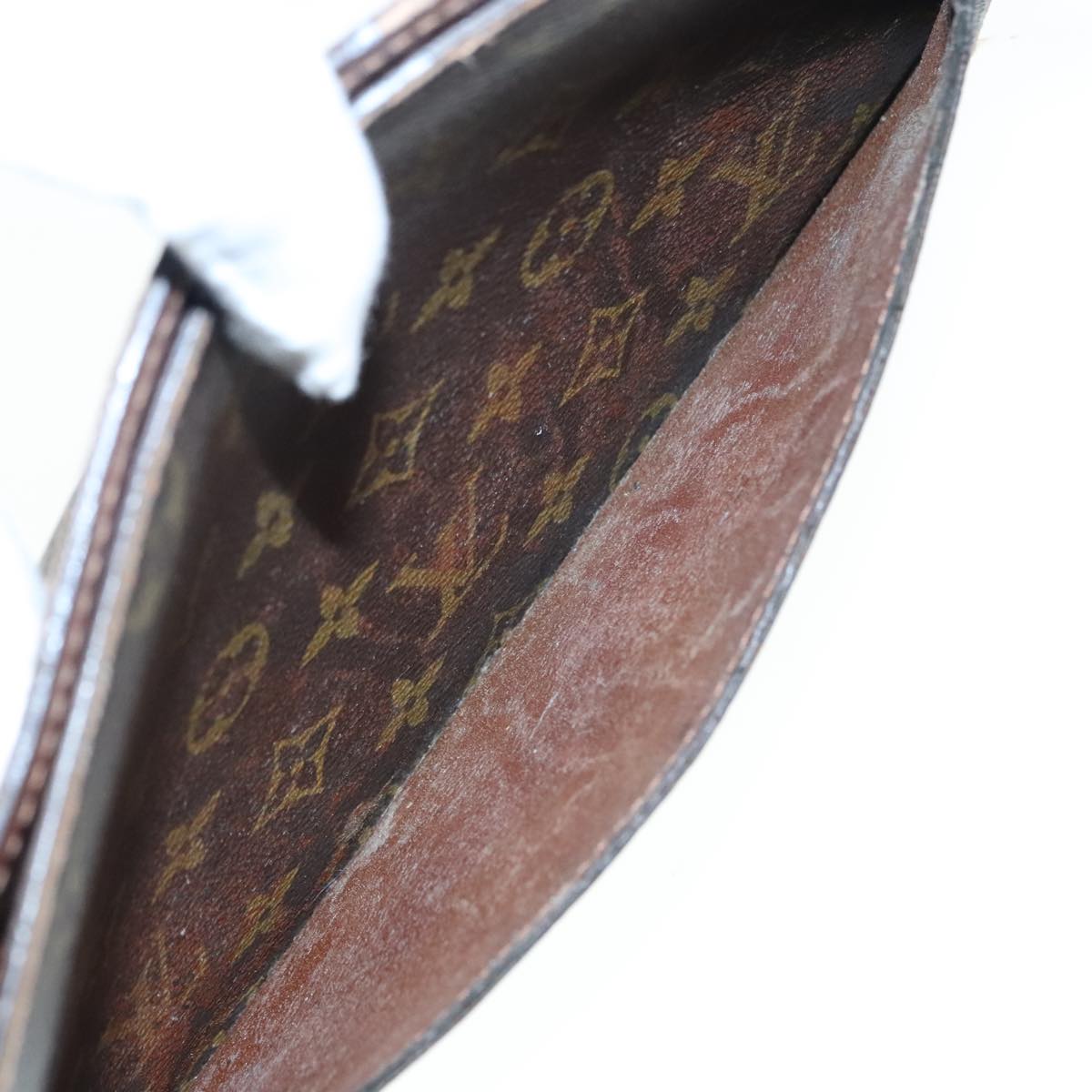 LOUIS VUITTON Monogram Pochette Homme Clutch Bag M51795 LV Auth yk15330