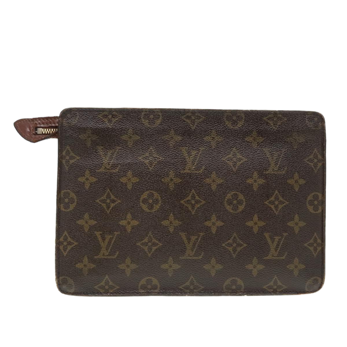 LOUIS VUITTON Monogram Pochette Homme Clutch Bag M51795 LV Auth yk15330 - 0