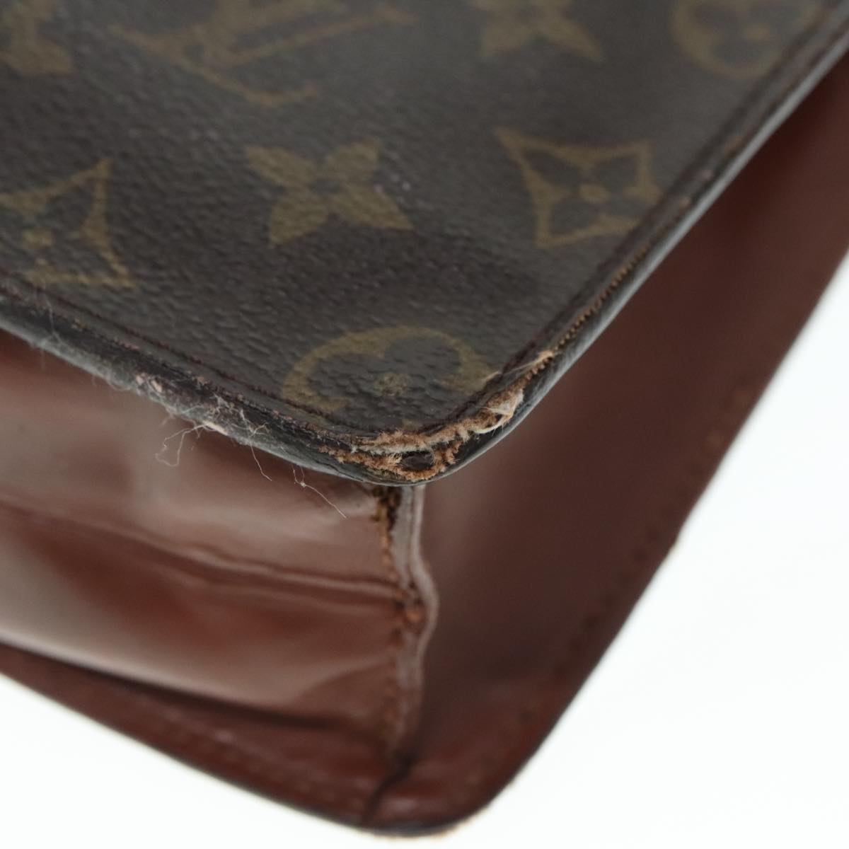 LOUIS VUITTON Monogram Pochette Homme Clutch Bag M51795 LV Auth yk15330