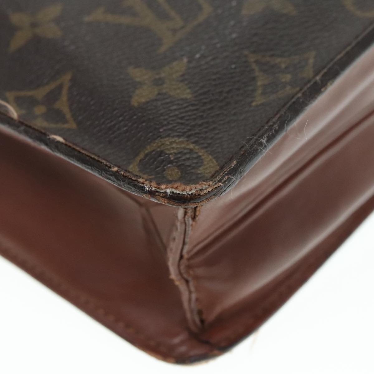 LOUIS VUITTON Monogram Pochette Homme Clutch Bag M51795 LV Auth yk15330