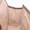 GUCCI GG Supreme Web Sherry Line Clutch Bag PVC Beige 156 01 030 Auth yk15333-10