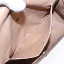 GUCCI GG Supreme Web Sherry Line Clutch Bag PVC Beige 156 01 030 Auth yk15333-11