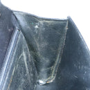 Christian Dior Hand Bag Leather Black Gold Auth yk15344-22