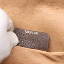 GUCCI GG Supreme Web Sherry Line Clutch Bag PVC Beige 156 01 031 Auth yk15347-12