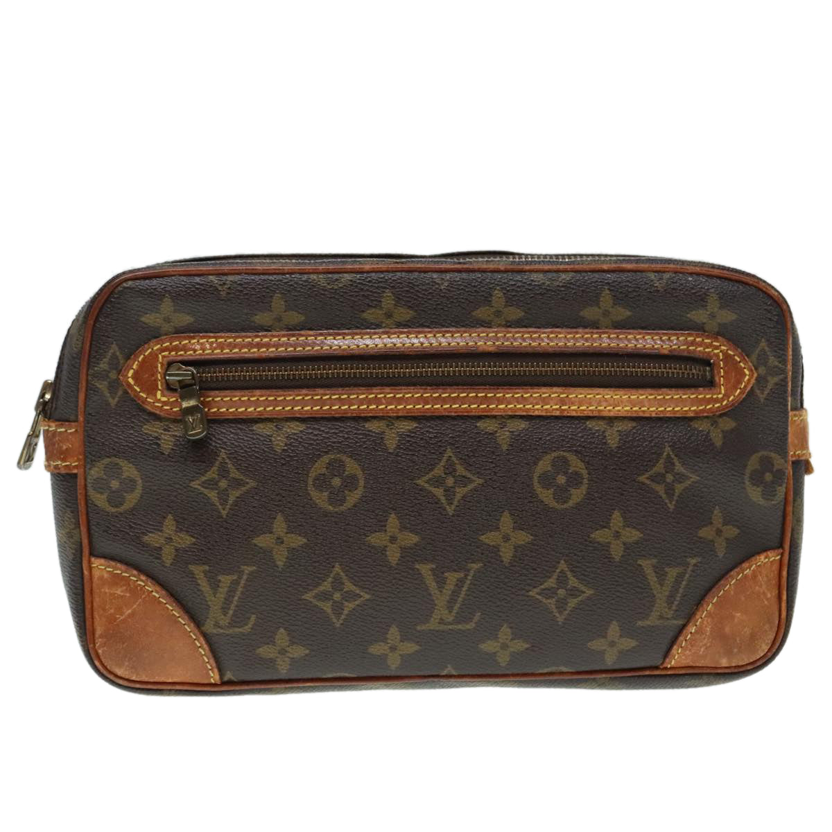 LOUIS VUITTON Monogram Marly Dragonne GM Clutch Bag M51825 LV Auth yk15349