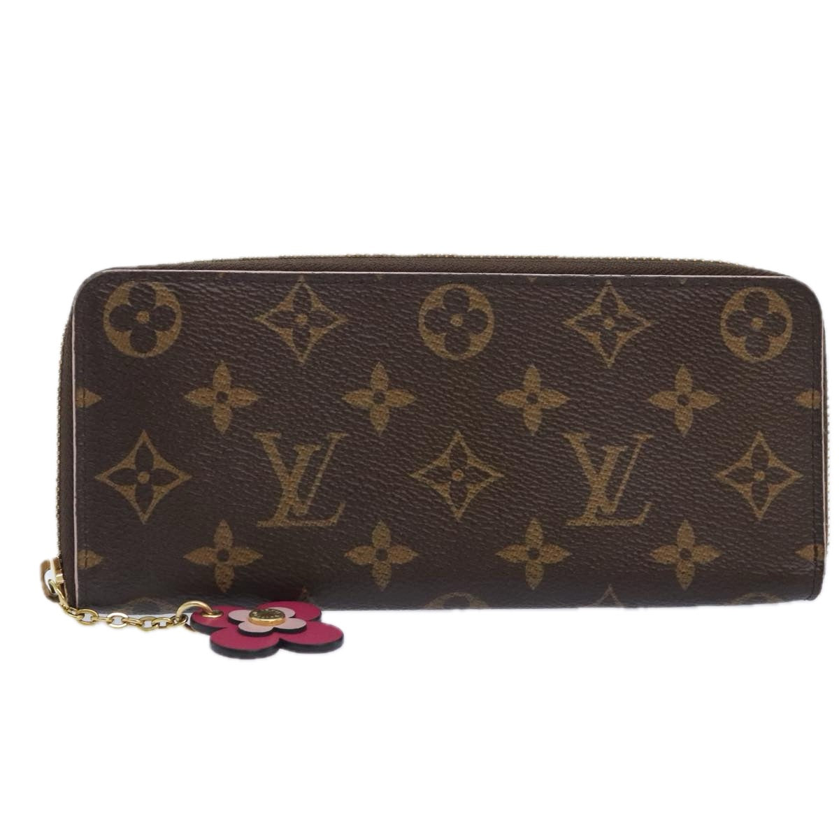 LOUIS VUITTON Monogram Portefeuille Clemence Long Wallet M68314 LV Auth yk15364