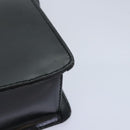 GUCCI Pouch Leather Black Silver Auth yk15398-7