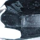 GUCCI Pouch Leather Black Silver Auth yk15398-11