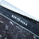 GUCCI Pouch Leather Black Silver Auth yk15398-12