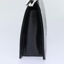 GUCCI Pouch Leather Black Silver Auth yk15398-4