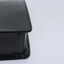 GUCCI Pouch Leather Black Silver Auth yk15398-15